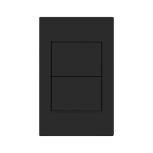 PLACA APAGADOR DE 2 INTERRUPTORES 3 VÍAS 90-277 VCA